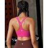imageRUNNING GIRL High Impact Sports Bras for WomenRacerback Running Bra Workout Crop Tank Tops Longline Sports Bra Push upAhot Pink