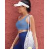 imageRUNNING GIRL High Impact Sports Bras for WomenRacerback Running Bra Workout Crop Tank Tops Longline Sports Bra Push upDblue