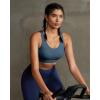 imageRUNNING GIRL High Impact Sports Bras for WomenRacerback Running Bra Workout Crop Tank Tops Longline Sports Bra Push upDnavy Blue