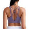 imageRUNNING GIRL High Impact Sports Bras for Women High Support Running Sports Bra Moulded Cup Strappy Sports BrasAvpurple