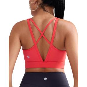 imageRUNNING GIRL High Impact Sports Bras for Women High Support Running Sports Bra Moulded Cup Strappy Sports BrasAvred