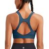 imageRUNNING GIRL Sports Bras for Women High Support High Impact Racerback Molded Cup Sports Bra Workout Yoga BrasDark Blue