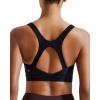 imageRUNNING GIRL Sports Bras for Women High Support High Impact Racerback Molded Cup Sports Bra Workout Yoga BrasBlack