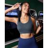 imageRUNNING GIRL Sports Bras for Women High Support Moulded Cup High Impact Sports Bras Racerback Workout Running Yoga BraDeep Grey