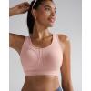 imageRUNNING GIRL Sports Bras for Women High Support Moulded Cup High Impact Sports Bras Racerback Workout Running Yoga BraPink Peony