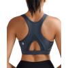 imageRUNNING GIRL Sports Bras for Women High Support Moulded Cup High Impact Sports Bras Racerback Workout Running Yoga BraDeep Grey