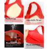 imageRUNNING GIRL Sports Bras for Women High Support Adjustable Straps High Impact Molded Cup Sports Bra with Sewn in PadsRed