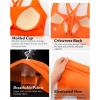 imageRUNNING GIRL Sports Bras for Women High Support Molded Cup High Impact Sports Bras with Sewn in Pads Strappy Yoga BraOrange