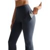 imageRUNNING GIRL Flare Pants with Pockets High Waist Yoga Pants Buttery Soft Bootcut Wide Leg Leggings for WomenDeep Grey