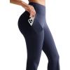 imageRUNNING GIRL Flare Pants with Pockets High Waist Yoga Pants Buttery Soft Bootcut Wide Leg Leggings for WomenNavy Blue