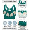 imageRUNNING GIRL Sports Bras for Women High Support High Impact Running Sports Bra Moulded Cup Racerback Sports BrasGreen