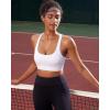 imageRUNNING GIRL Sports Bras for Women Medium Support Yoga Sport Bra with Removable Cups Racerback Workout BraAwhite