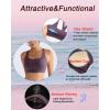 imageRUNNING GIRL Sports Bras for Women Molded Cup High Impact Sports Bra Workout Bras for Women High Support RacerbackApurple