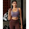 imageRUNNING GIRL Sports Bras for Women Molded Cup High Impact Sports Bra Workout Bras for Women High Support RacerbackApurple