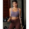 imageRUNNING GIRL Sports Bras for Women Molded Cup High Impact Sports Bra Workout Bras for Women High Support RacerbackApurple