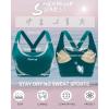 imageRUNNING GIRL Sports Bras for Women Molded Cup High Impact Sports Bra Workout Bras for Women High Support RacerbackAstorm Teal