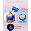 imageRUNNING GIRL Sports Bras for Women Molded Cup High Impact Sports Bra Workout Bras for Women High Support RacerbackBcerulean Blue