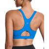 imageRUNNING GIRL Sports Bras for Women Molded Cup High Impact Sports Bra Workout Bras for Women High Support RacerbackDbright Blue