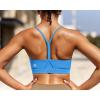 imageRUNNING GIRL YBack Sports Bras for Women Medium Impact Wirefree Padded Bra Workout Crop Top Longline Sports Bra Push upEbright Blue