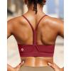 imageRUNNING GIRL YBack Sports Bras for Women Medium Impact Wirefree Padded Bra Workout Crop Top Longline Sports Bra Push upEred