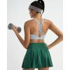 imageRUNNING GIRL Sports Bras for WomenHigh Impact Criss Cross Back Molded Cup Running Bra with Sewn in PadsGrey
