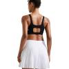 imageRUNNING GIRL Sports Bra for Women High Support Molded Cup High Impact Sports Bras with Sewn in PadsAblack