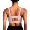 imageRUNNING GIRL Sports Bra for Women High Support Molded Cup High Impact Sports Bras with Sewn in PadsApink