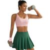 imageRUNNING GIRL Sports Bra for Women High Support Molded Cup High Impact Sports Bras with Sewn in PadsApink