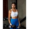imageRUNNING GIRL Sports Bra for Women High Support Molded Cup High Impact Sports Bras with Sewn in PadsAwhite