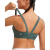 imageRUNNING GIRL Sports Bra for Women High Support Molded Cup High Impact Sports Bras with Sewn in Pads Strappy Running Bra3004 Sage Green