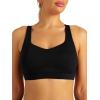 imageRUNNING GIRL Sports Bra for Women High Support Molded Cup High Impact Sports Bras with Sewn in Pads Strappy Running BraJet Black