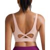 imageRUNNING GIRL Sports Bra for Women High Support Molded Cup High Impact Sports Bras with Sewn in Pads Workout Running BraPink Peony