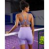 imageRUNNING GIRL Sports Bra for Women High Support Molded Cup High Impact Sports Bras for Women with Sewn in PadsDusty Lavender