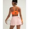 imageRUNNING GIRL Sports Bra for Women High Support Molded Cup High Impact Sports Bras for Women with Sewn in PadsOrange