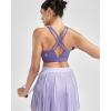 imageRUNNING GIRL Sports Bra for Women High Support Molded Cup High Impact Sports Bras with Sewn in Pads Strappy Running BraMauve