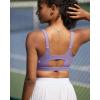 imageRUNNING GIRL Sports Bra for Women High Support Molded Cup High Impact Sports Bras with Sewn in PadsAdusty Lavender