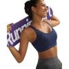 imageRUNNING GIRL Sports Bra for Women High Support Molded Cup High Impact Sports Bras with Sewn in PadsAnavy Blue