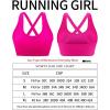 imageRUNNING GIRL Sports Bras for WomenSeamless Strappy Sports Bra High Support Crisscross Back with Removable PadsDpink