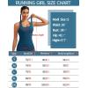 imageRUNNING GIRL Workout Tank Tops for Women Built in Shelf Bras PaddedSleeveless Gym Tops Athletic Yoga ShirtsDnavy