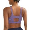 imageRUNNING GIRL Sports Bra for Women High Support Molded Cup High Impact Sports Bras with Sewn in PadsAdusty Lavender