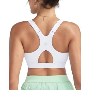 imageRUNNING GIRL High Impact Sports Bras for Women High Support Molded Cups Adjustable Straps Sports Bra with Sewn in PadsWhite