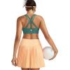image:imageRUNNING GIRL Sports Bra for Women High Support CrissCross Back Padded Strappy Sports Bras Yoga Bra with Removable Cups1green