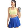 image:imageRUNNING GIRL Sports Bra for Women High Support CrissCross Back Padded Strappy Sports Bras Yoga Bra with Removable CupsAelectric Lemon