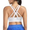 image:imageRUNNING GIRL Sports Bra for Women High Support CrissCross Back Padded Strappy Sports Bras Yoga Bra with Removable CupsAgrey