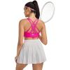 image:imageRUNNING GIRL Sports Bra for Women High Support CrissCross Back Padded Strappy Sports Bras Yoga Bra with Removable CupsAsonic Pink