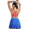 image:imageRUNNING GIRL Sports Bra for Women High Support CrissCross Back Padded Strappy Sports Bras Yoga Bra with Removable CupsAwatermelon Red
