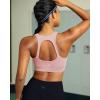 image:imageRUNNING GIRL Sports Bras for Women High SupportRacerback High Impact Grey Sports Bra Moulded Cup Workout Bra Push upZflush Pink