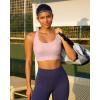 image:imageRUNNING GIRL Sports Bras for Women High SupportRacerback High Impact Grey Sports Bra Moulded Cup Workout Bra Push upZflush Pink