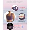 image:imageRUNNING GIRL Sports Bras for Women High SupportRacerback High Impact Grey Sports Bra Moulded Cup Workout Bra Push upZpurple