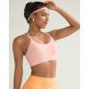 image:imageRUNNING GIRL Sports Bras for Women Pack Criss Cross Back Sexy Strappy Sports Bra Seamless Padded Yoga Bra with Removable Cups3pack BlackNavyPink